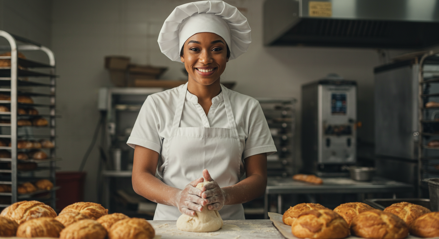 Head baker with chef hat